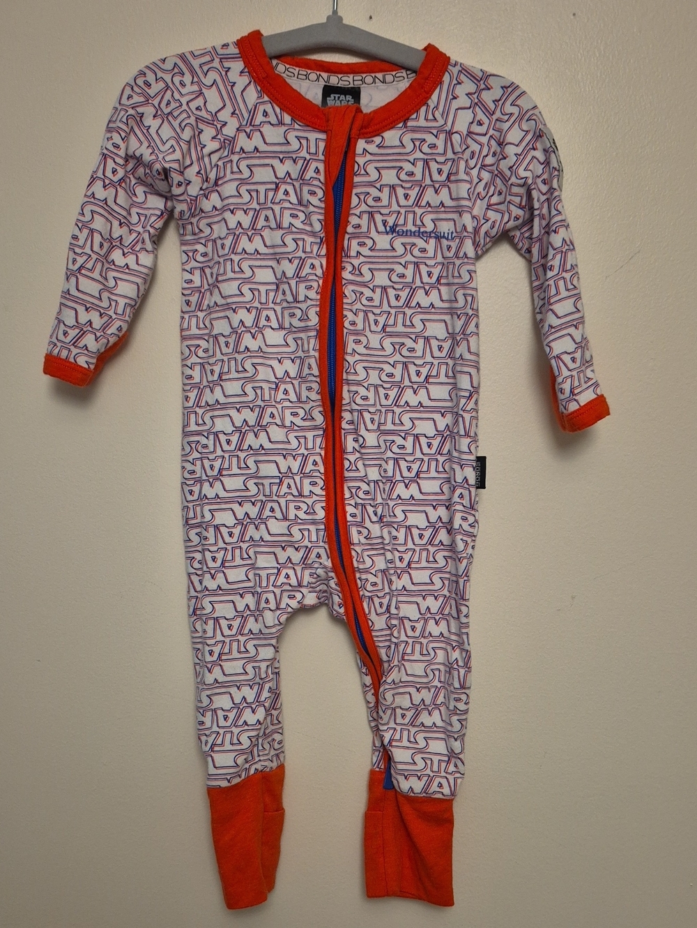 3-6mths - Star Wars Bonds Wondersuit Zippy